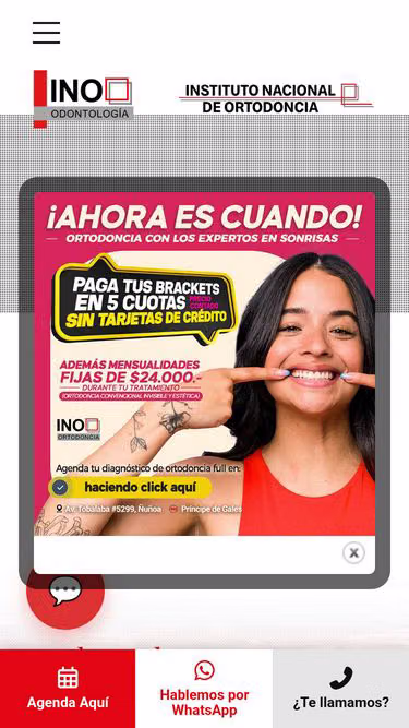 Screenshot of ineo.cl