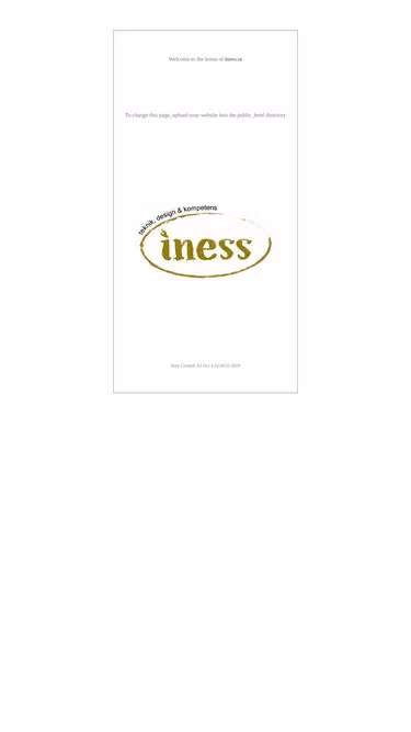 Screenshot of iness.se