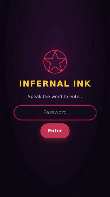 Screenshot of infernal.ink