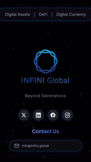 Screenshot of infini.global