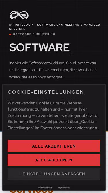 Screenshot of infiniteloop.at