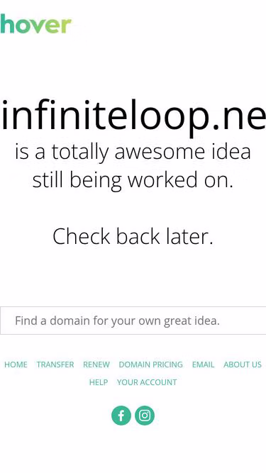 Screenshot of infiniteloop.net