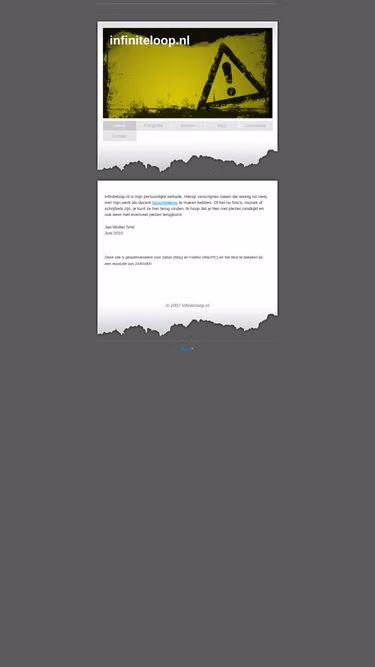 Screenshot of infiniteloop.nl