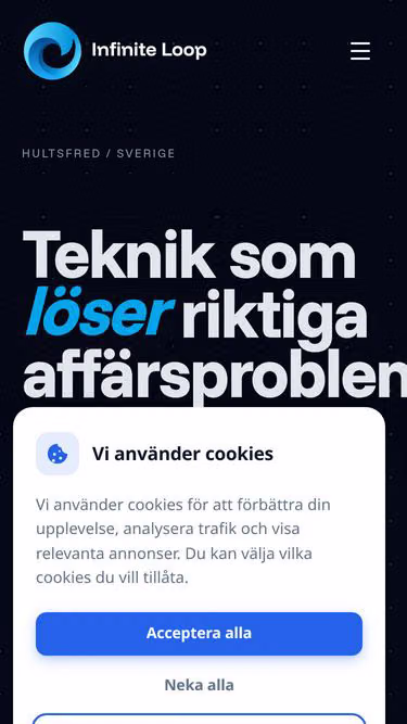 Screenshot of infiniteloop.se