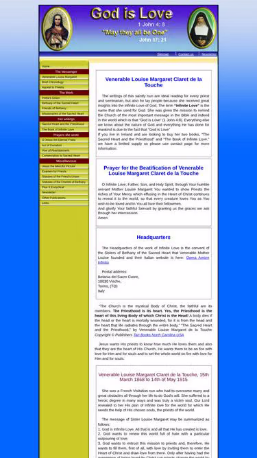 Screenshot of infinitelove.ie