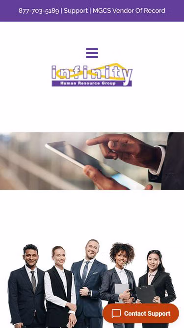 Screenshot of infinitygroup.ca