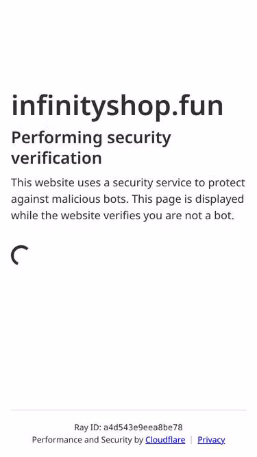 Screenshot of infinityshop.fun