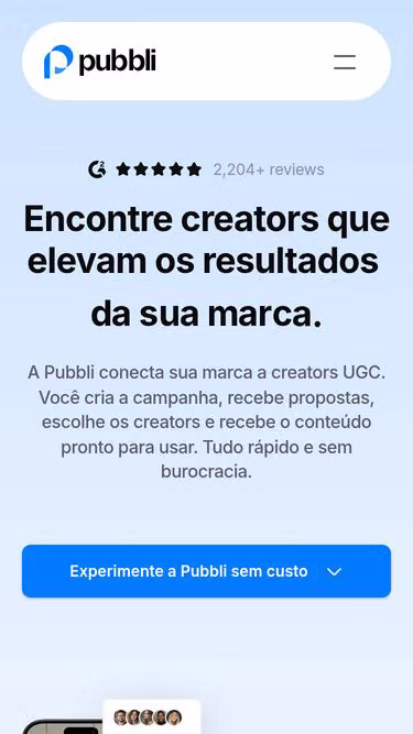 Screenshot of influent.com.br