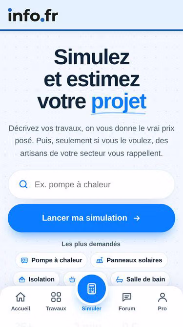 Screenshot of info.fr