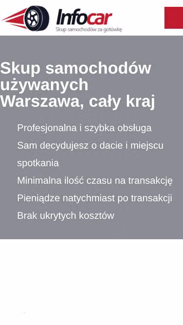 Screenshot of infocar.com.pl