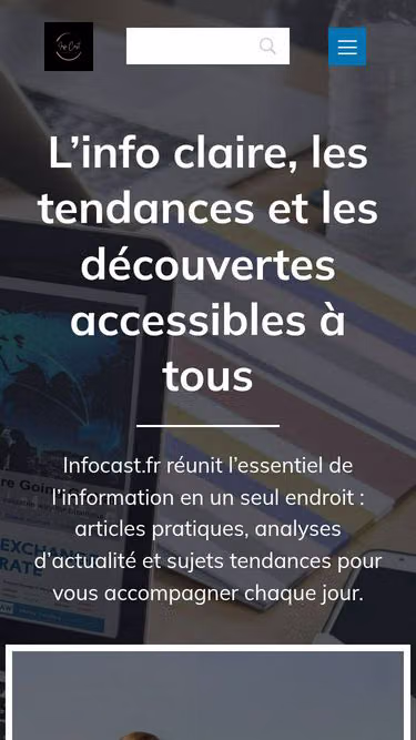 Screenshot of infocast.fr