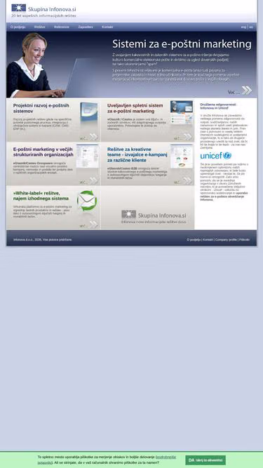 Screenshot of infonova.org