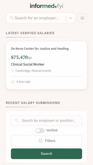 Screenshot of informed.fyi