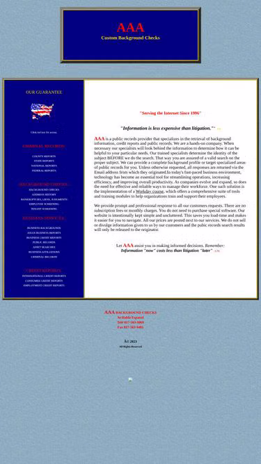 Screenshot of infotel.net