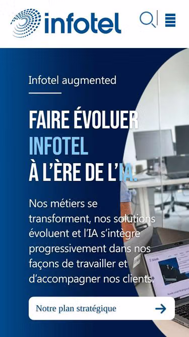Screenshot of infotel.tm.fr