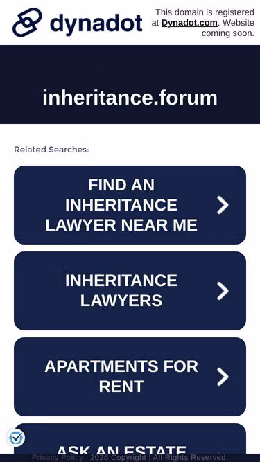 Screenshot of inheritance.forum