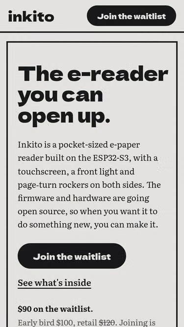 Screenshot of inki.to