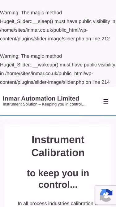 Screenshot of inmar.co.uk