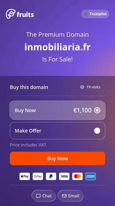 Screenshot of inmobiliaria.fr