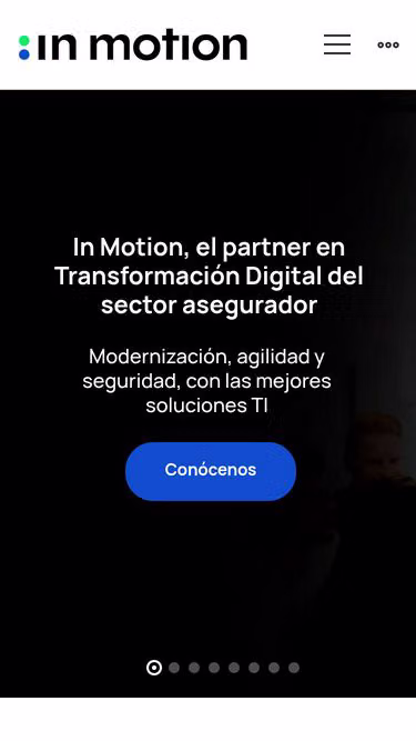 Screenshot of inmotion.cl