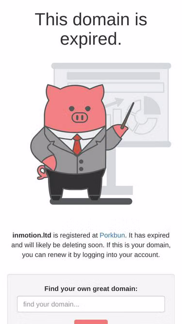 Screenshot of inmotion.ltd