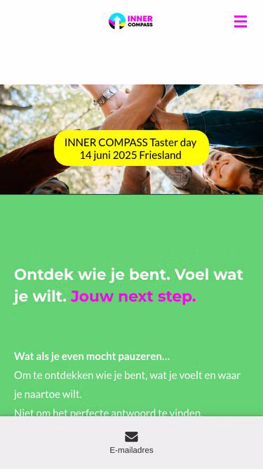 Screenshot of innercompass.nl