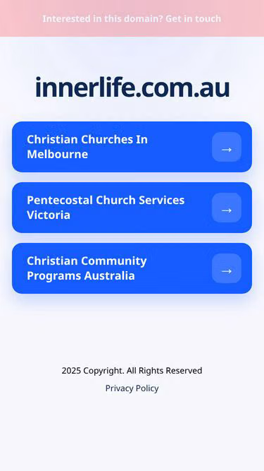 Screenshot of innerlife.com.au