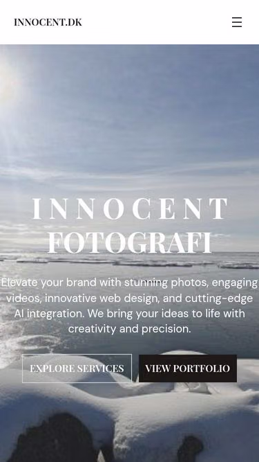 Screenshot of innocent.dk
