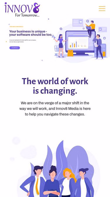 Screenshot of innov8.media
