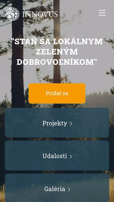 Screenshot of innovus.sk