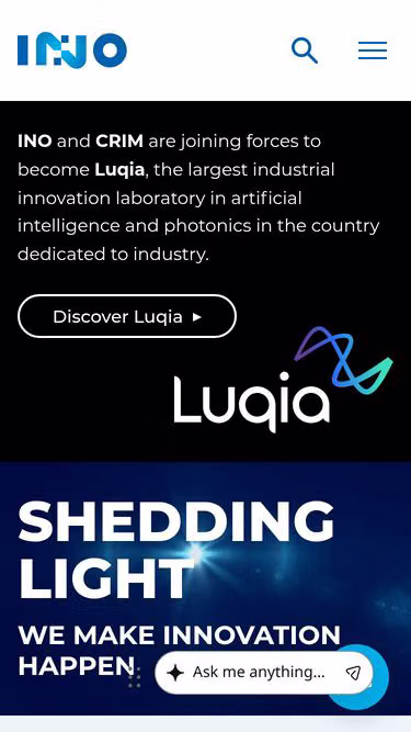 Screenshot of ino.ca
