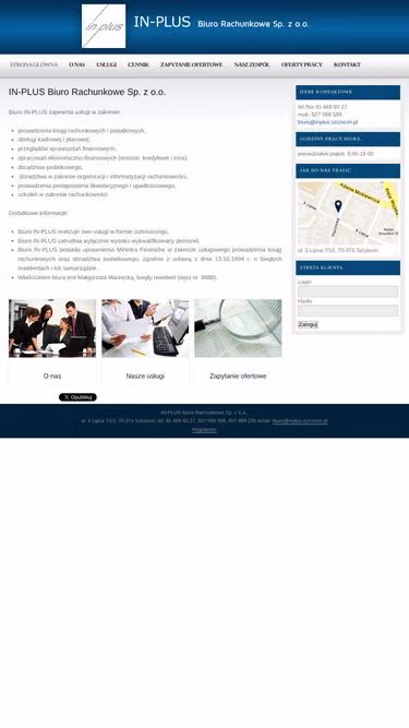 Screenshot of inplus.szczecin.pl