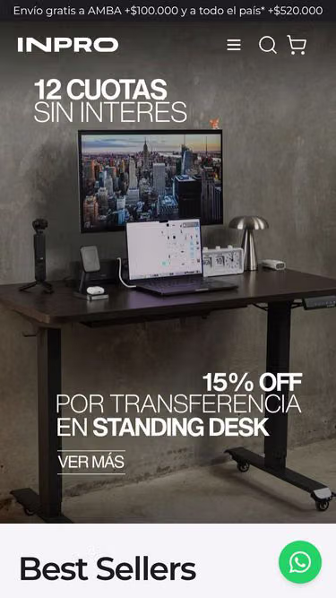 Screenshot of inpro.com.ar