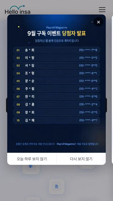 Screenshot of insa.co.kr