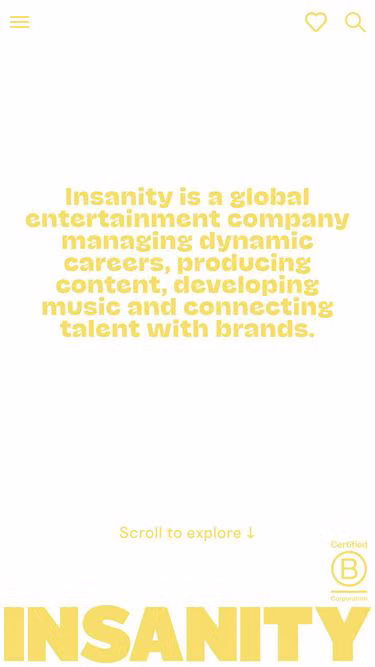 Screenshot of insanity.international