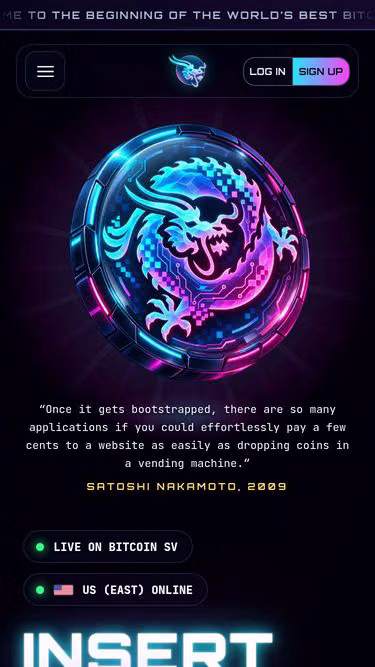 Screenshot of insertcoin.pro