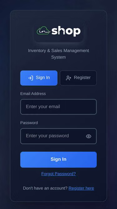 Screenshot of inshop.co.tz