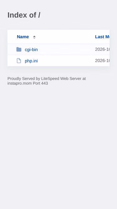 Screenshot of instapro.mom