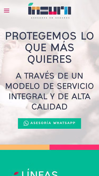 Screenshot of insura.mx