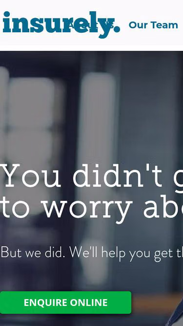 Screenshot of insurely.co.nz