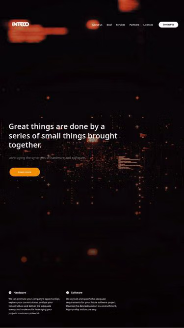 Screenshot of inteco.ltd
