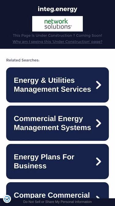 Screenshot of integ.energy