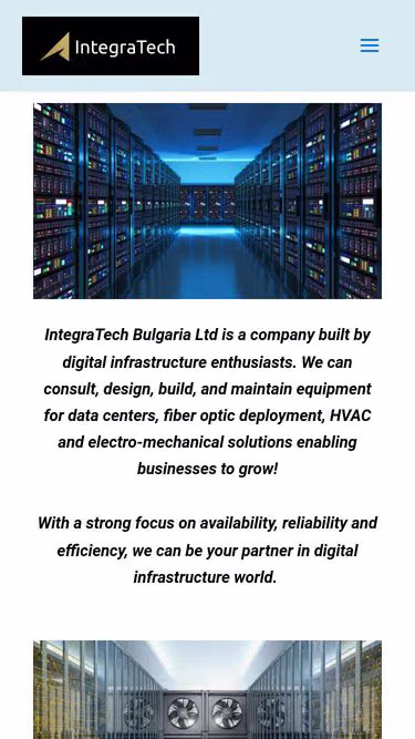 Screenshot of integratech.bg