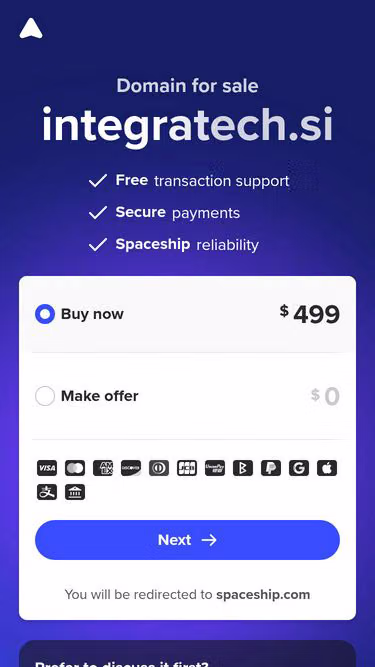 Screenshot of integratech.si