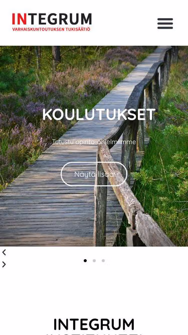 Screenshot of integrum.fi