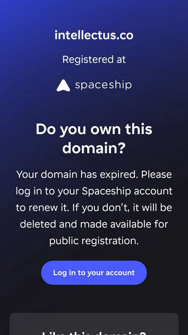 Screenshot of intellectus.co