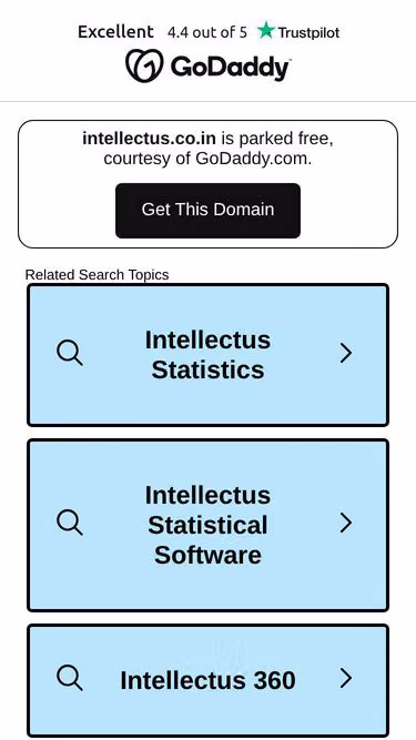 Screenshot of intellectus.co.in