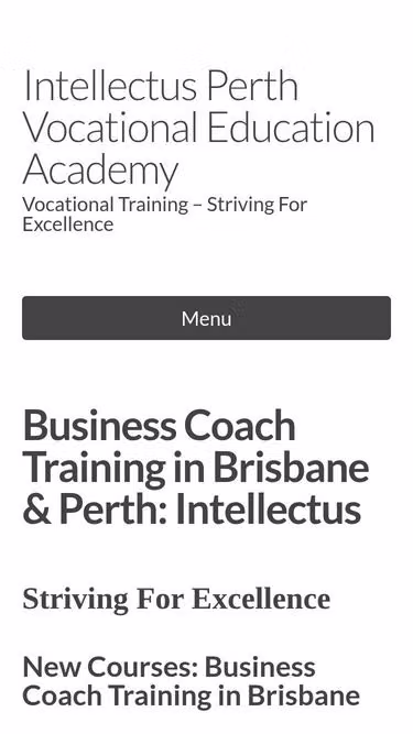 Screenshot of intellectus.com.au