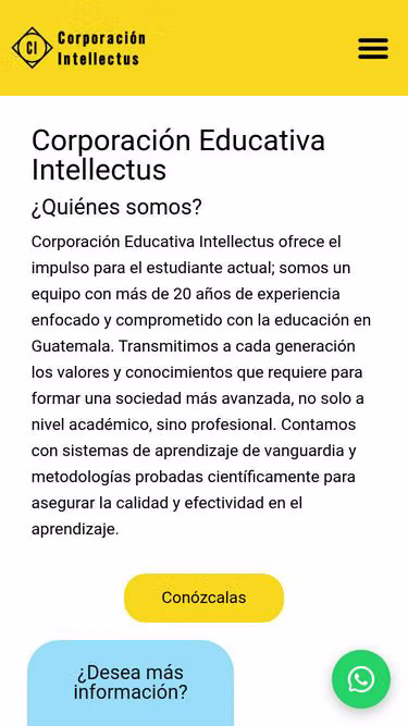 Screenshot of intellectus.edu.gt