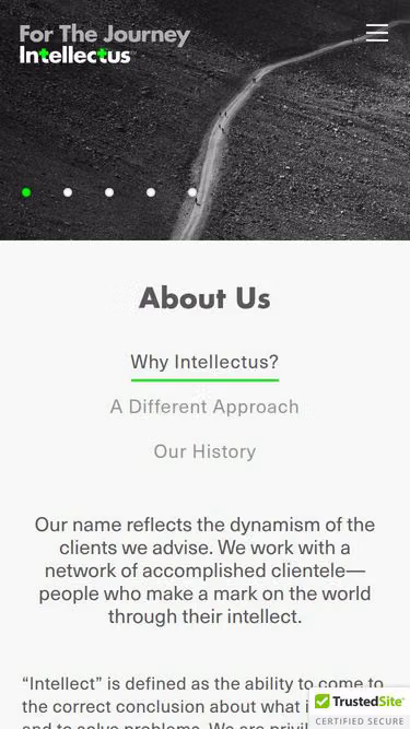 Screenshot of intellectus.network